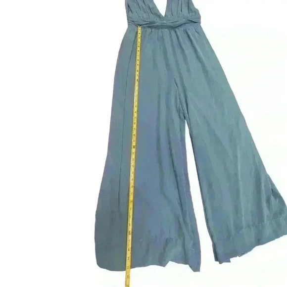 Divine Muse Slate Blue Wide-Leg Jumpsuit from Lulu’s size L - Picture 7 of 8